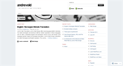 Desktop Screenshot of andrevold.wordpress.com