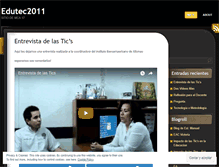 Tablet Screenshot of edutec2011.wordpress.com