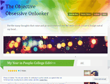 Tablet Screenshot of objectiveonlooker.wordpress.com