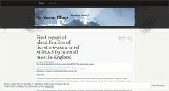 Desktop Screenshot of drvarundhup.wordpress.com