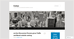 Desktop Screenshot of caidya.wordpress.com