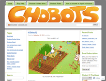 Tablet Screenshot of chobotscoolblog.wordpress.com