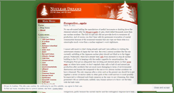 Desktop Screenshot of nucleardreams.wordpress.com