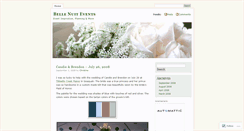 Desktop Screenshot of bellenuitevents.wordpress.com