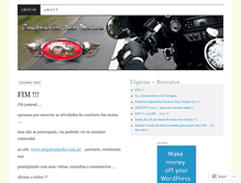 Tablet Screenshot of confrariadasmotos.wordpress.com