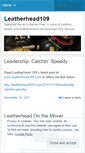 Mobile Screenshot of leatherhead109.wordpress.com