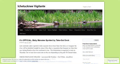 Desktop Screenshot of ichetuckneevigilante.wordpress.com