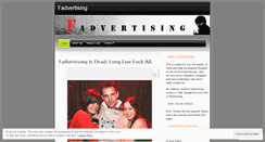 Desktop Screenshot of fadvertising.wordpress.com