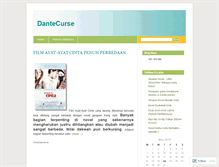 Tablet Screenshot of dantecurse.wordpress.com