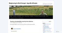 Desktop Screenshot of agroecopeople.wordpress.com