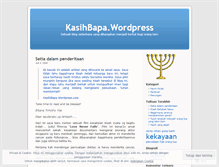 Tablet Screenshot of kasihbapa.wordpress.com
