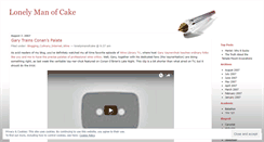 Desktop Screenshot of lonelymanofcake.wordpress.com