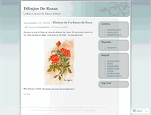 Tablet Screenshot of dibujosderosas.wordpress.com