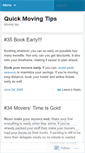 Mobile Screenshot of movingtips.wordpress.com