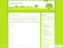 Tablet Screenshot of movingtips.wordpress.com