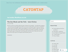 Tablet Screenshot of catontap.wordpress.com