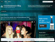 Tablet Screenshot of greenhouseusa.wordpress.com