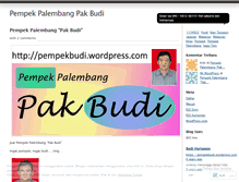 Tablet Screenshot of pempekbudi.wordpress.com