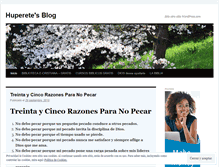 Tablet Screenshot of huperete.wordpress.com