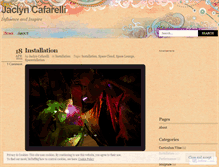 Tablet Screenshot of jaclyncafarelli.wordpress.com