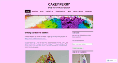 Desktop Screenshot of cakeyperry.wordpress.com