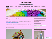 Tablet Screenshot of cakeyperry.wordpress.com