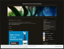 Tablet Screenshot of eternaloptimist.wordpress.com
