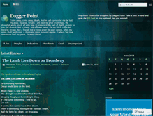 Tablet Screenshot of daggerpoint.wordpress.com