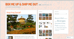 Desktop Screenshot of boxmeshipme.wordpress.com