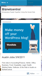 Mobile Screenshot of biznetcentral.wordpress.com