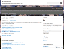 Tablet Screenshot of biznetcentral.wordpress.com