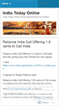 Mobile Screenshot of indiatodayonline.wordpress.com