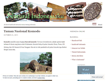 Tablet Screenshot of naturalindonesiaku.wordpress.com