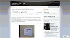 Desktop Screenshot of alexandrefortes.wordpress.com