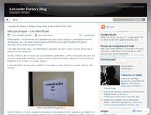 Tablet Screenshot of alexandrefortes.wordpress.com