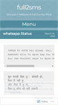 Mobile Screenshot of full2sms.wordpress.com