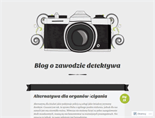Tablet Screenshot of detektywblog.wordpress.com