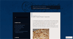 Desktop Screenshot of beautifulfromwithin.wordpress.com
