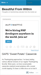 Mobile Screenshot of beautifulfromwithin.wordpress.com