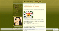 Desktop Screenshot of distinque.wordpress.com