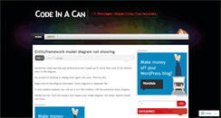 Desktop Screenshot of codeinacan.wordpress.com