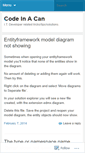 Mobile Screenshot of codeinacan.wordpress.com