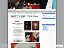 Tablet Screenshot of carolinedanois.wordpress.com