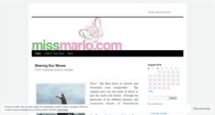Desktop Screenshot of missmarlo.wordpress.com