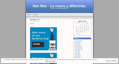 Desktop Screenshot of neoneo.wordpress.com