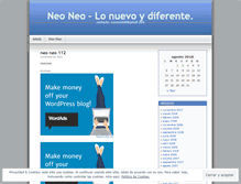 Tablet Screenshot of neoneo.wordpress.com