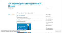 Desktop Screenshot of pargahotels.wordpress.com