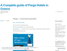 Tablet Screenshot of pargahotels.wordpress.com