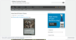 Desktop Screenshot of fattiescombosproxies.wordpress.com
