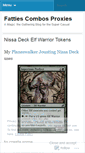 Mobile Screenshot of fattiescombosproxies.wordpress.com